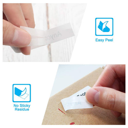 Anycolor Replacement for DYMO LetraTag Refills Paper Label Tape 91330 (10697), Compatible with DYMO LetraTag Label Makers LT-100H LT-100T QX50, Black on White, 1/2 Inch x 13 Feet, 12mm x 4m, 5-Roll